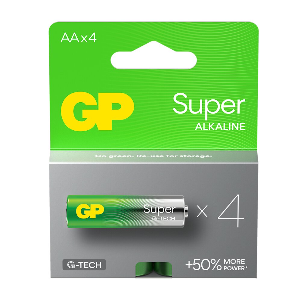 LR6 4BL GP Super Alkaline (G-TECH)
