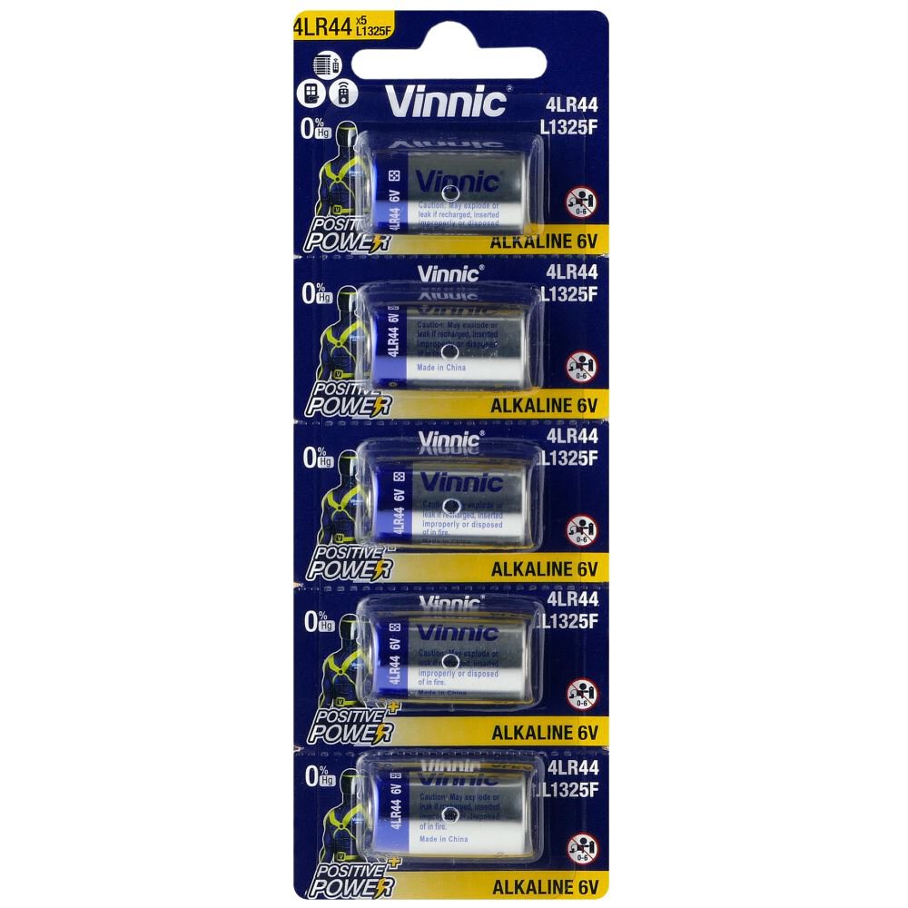 4LR44 baterijas Vinnic Alkaline 544A /