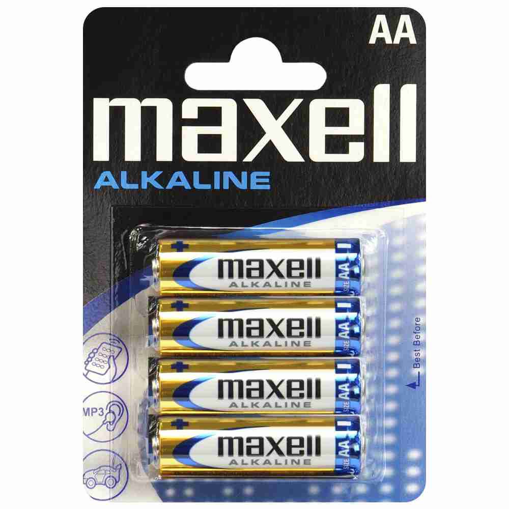 MAXELL Battery alkaline LR6 4 pieces