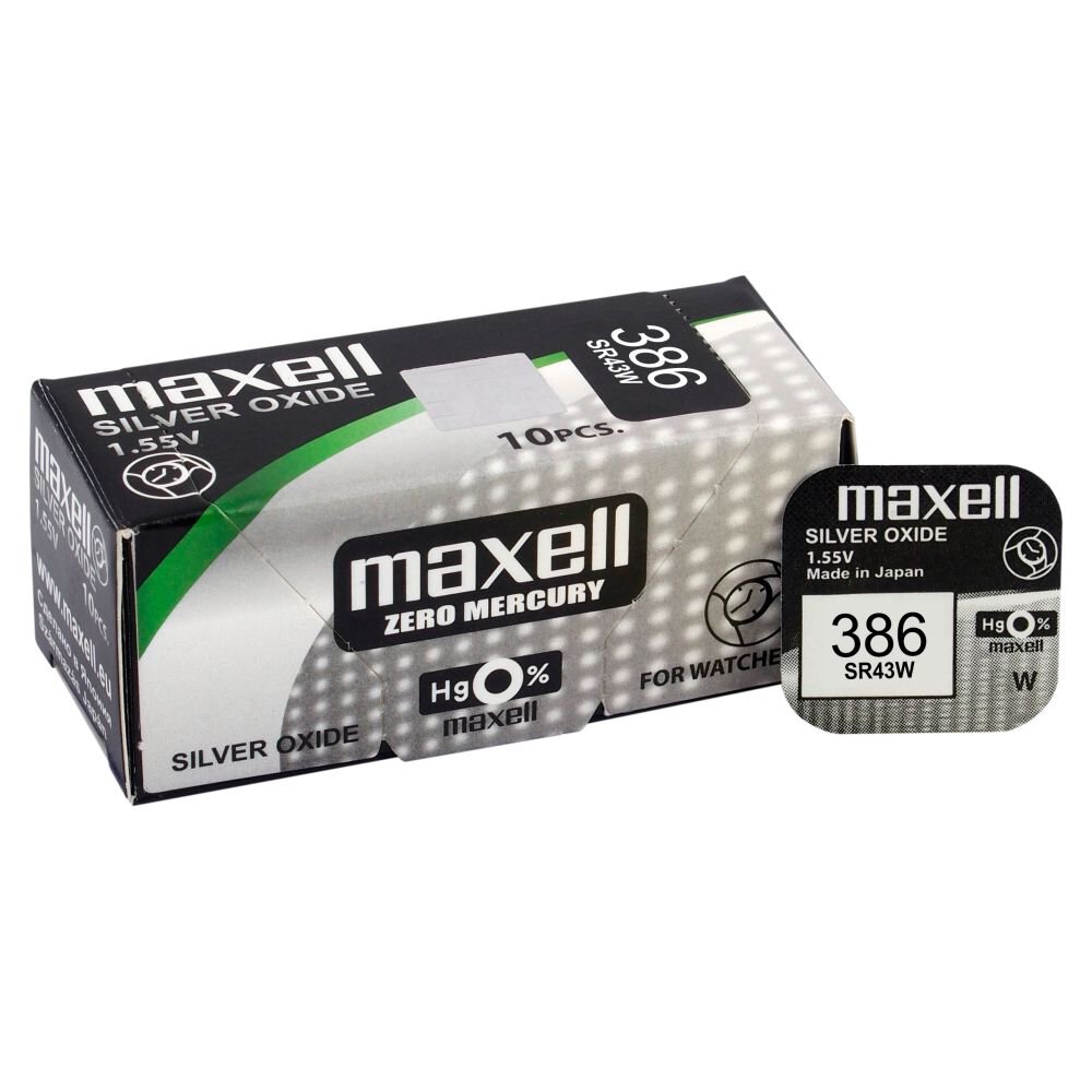 386 MAXELL (SR43W) Baterija (BMVIM386) |