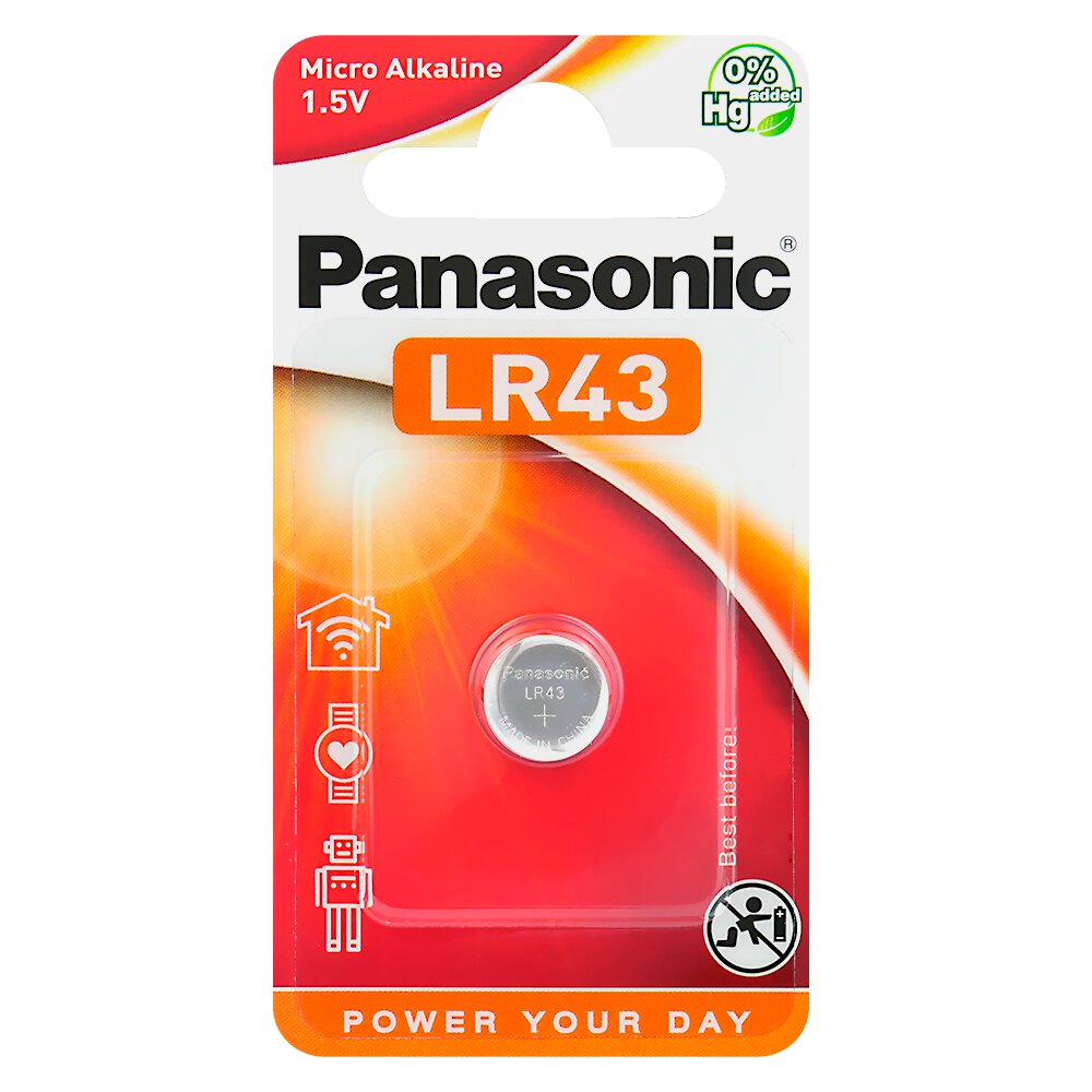 G12 1 gab PANASONIC LR43 /