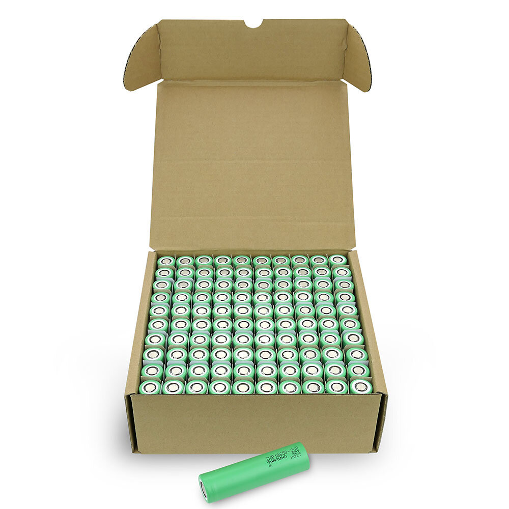100x 18650 li-ion SAMSUNG INR18650-25R* |