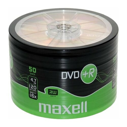 MAXELL DVD+R disku komplekts 50 gab