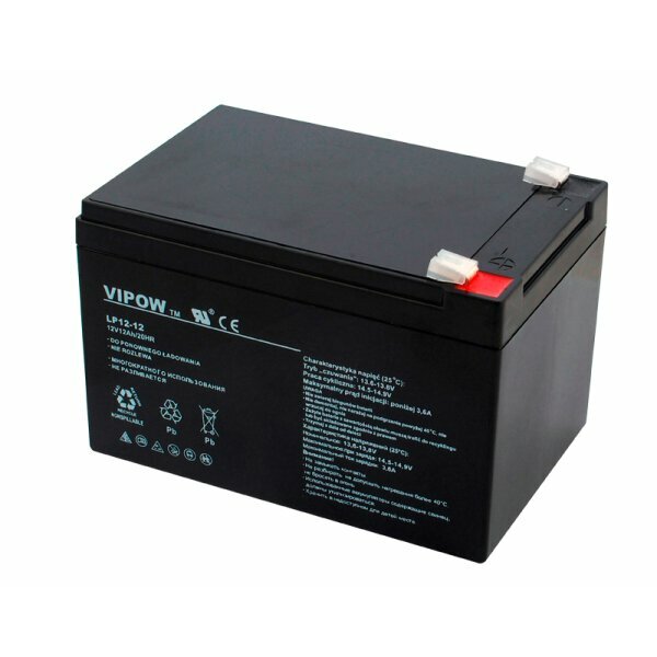 AGM Vipow gēla akumulators 12V 12Ah