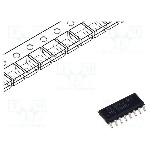 TEXAS INSTRUMENTS IC: interface; line receiver