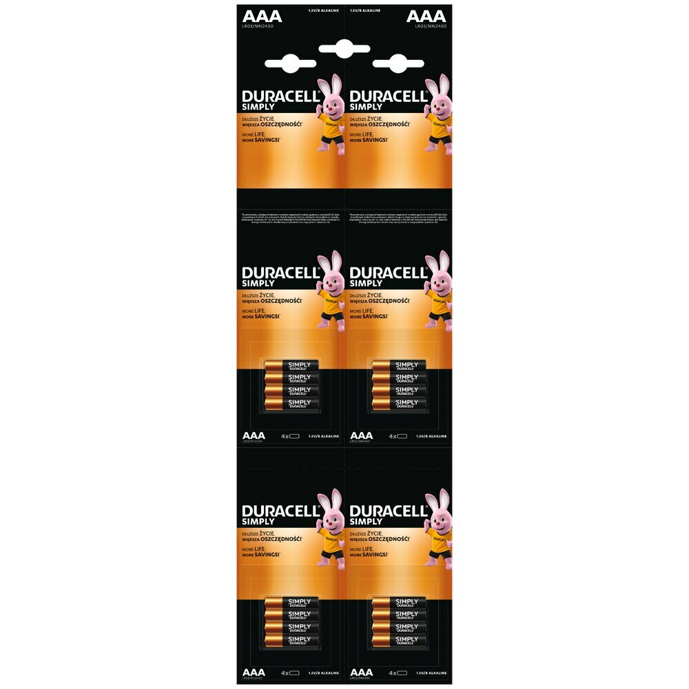 LR03 16PAK (4x4) DURACELL HBDC MN2400