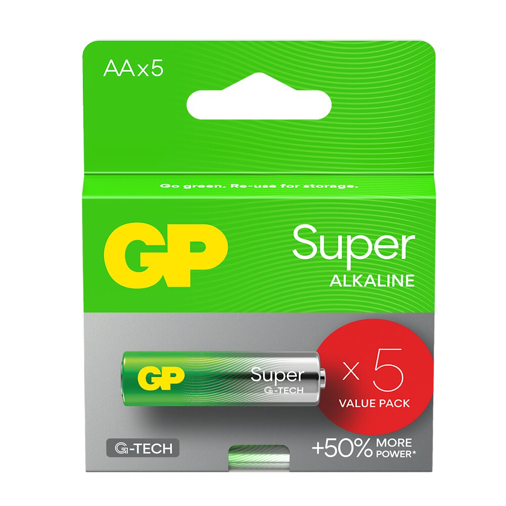 LR6 5 gab GP Super Alkaline