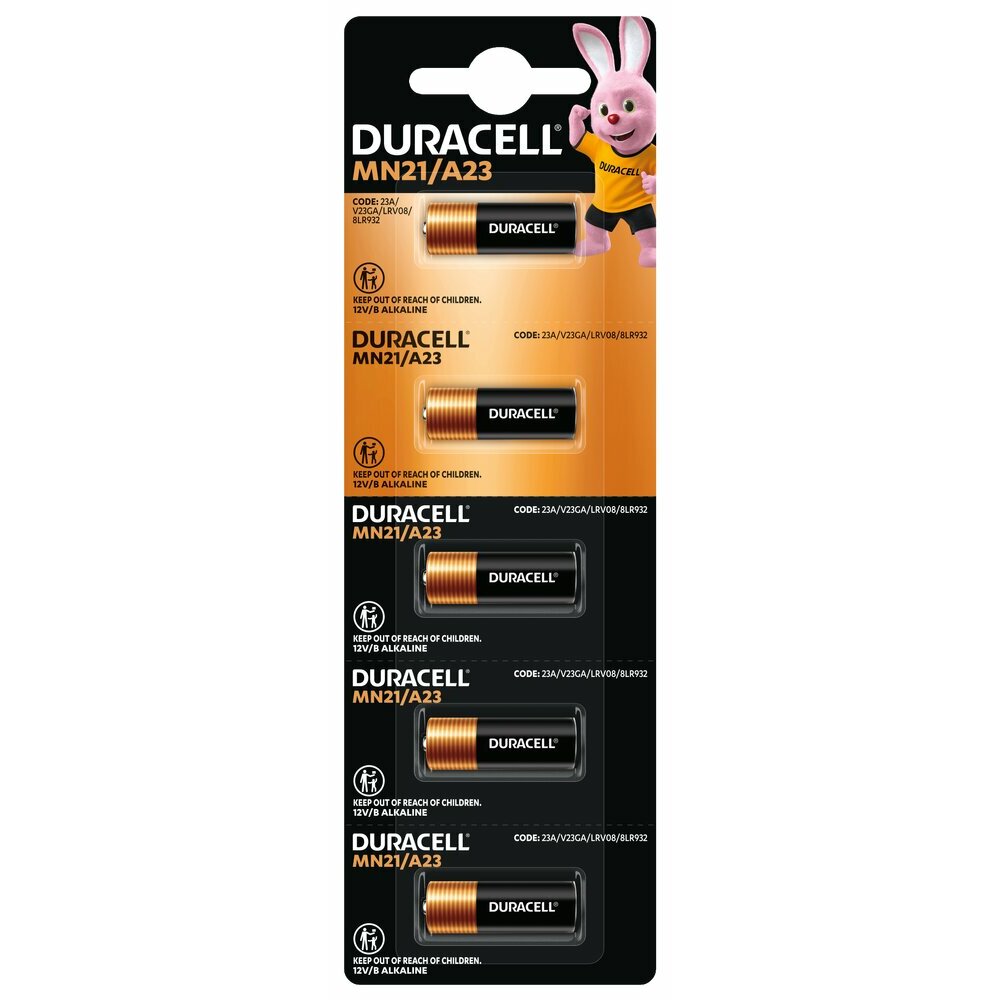 23A baterijas 12V Duracell Alkaline MN21