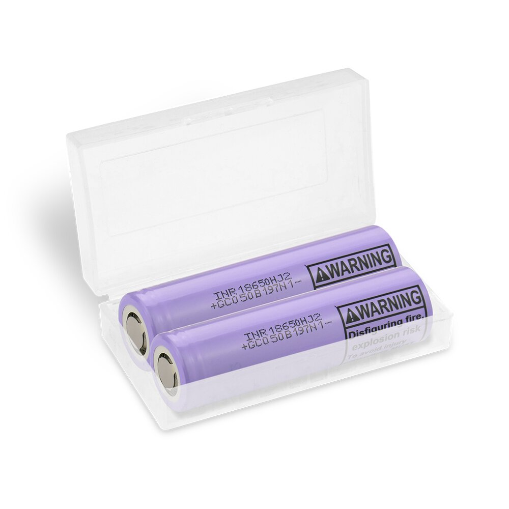 2x 18650 li-ion LG HJ2 *