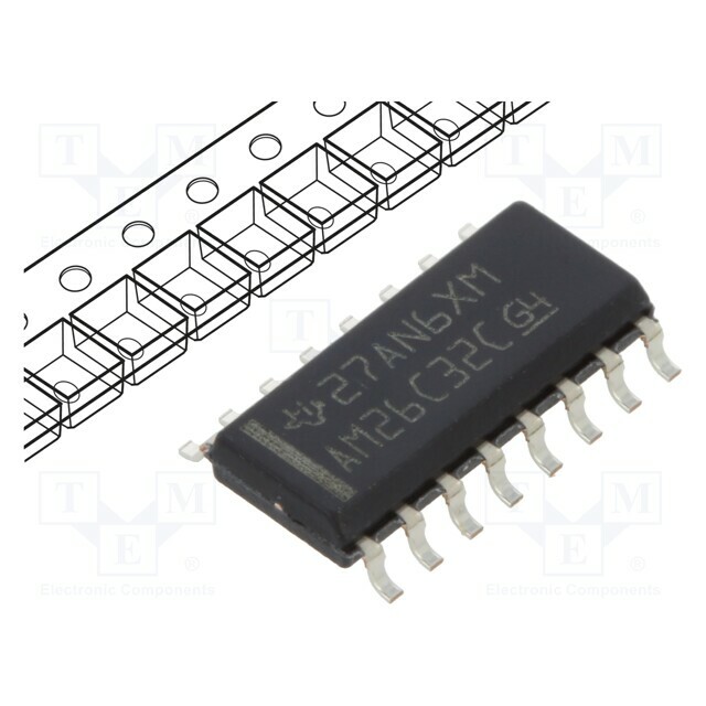TEXAS INSTRUMENTS IC: interface; line receiver