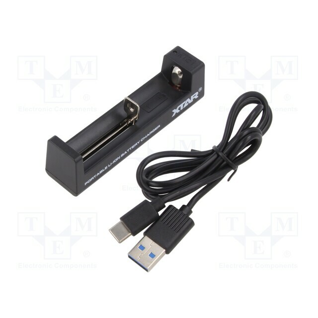 Charger: for rechargeable batteries; Li-Ion; 0