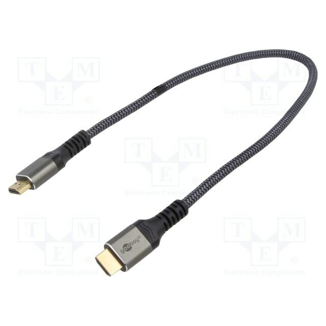 Cable; HDMI plug,both sides; PVC