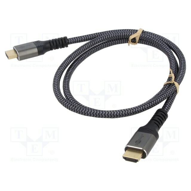 Cable; HDMI plug,both sides; PVC