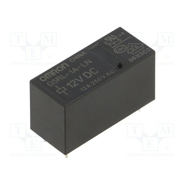 OMRON Electronic Components Relay: electromagnetic; Ucoil: