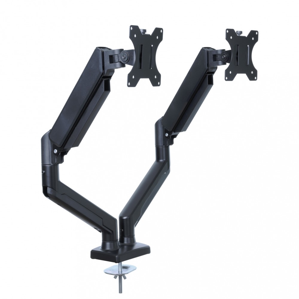 Desk holder for 2 LED/LCD monitors