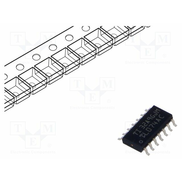 TEXAS INSTRUMENTS IC: operational amplifier; 3MHz