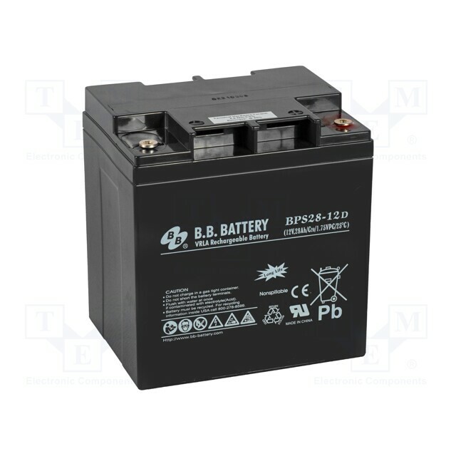 B.B. Battery Re-battery: acid-lead; 12V