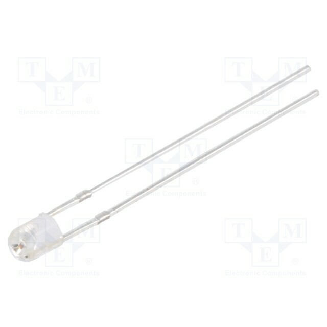 OPTOSUPPLY LED; yellow; 3mm; 1560÷2180mcd; 60°