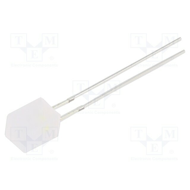 OPTOSUPPLY LED; green; 3mm; 2180÷3000mcd; 60°
