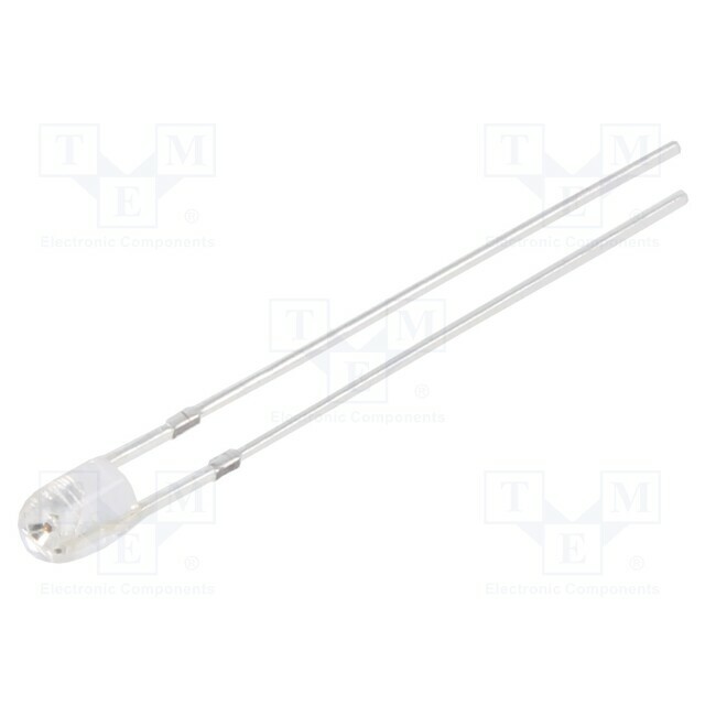 OPTOSUPPLY LED; orange; 3mm; 1560÷2180mcd; 60°