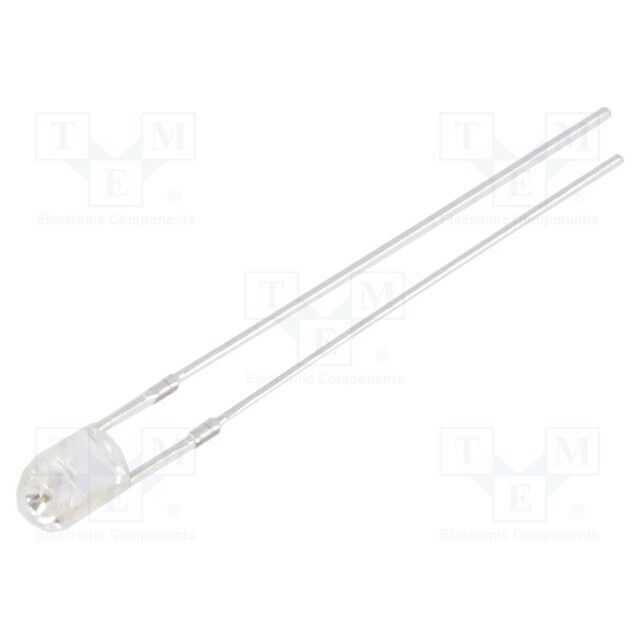 OPTOSUPPLY LED; red; 3mm; 1560÷2180mcd; 60°