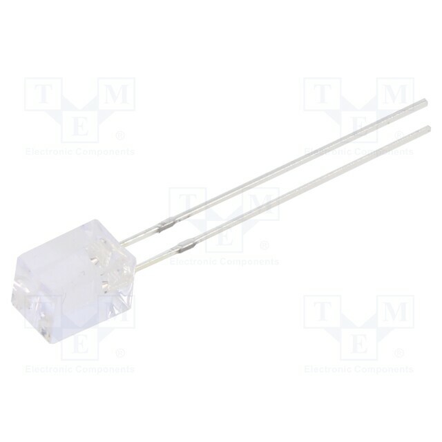 OPTOSUPPLY LED; orange; rectangular; 5x5x7mm; 500÷750mcd