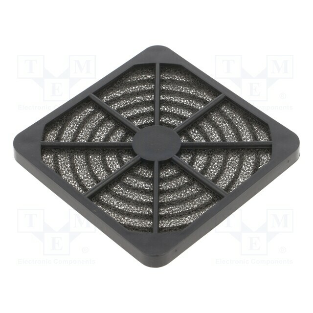 Filter; plastic; Akasa; 1set; Ø92mm; black