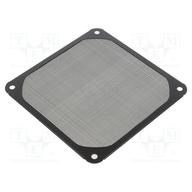 Filter; aluminium; Akasa; 1pcs; Ø120mm; black