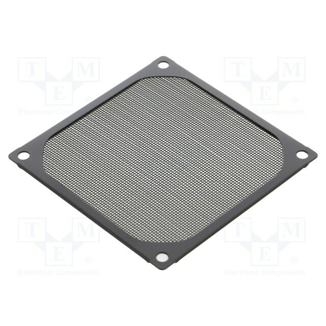 Filter; aluminium; Akasa; 1pcs; Ø80mm; black