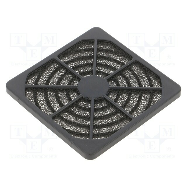 Filter; plastic; Akasa; 1set; Ø80mm; black