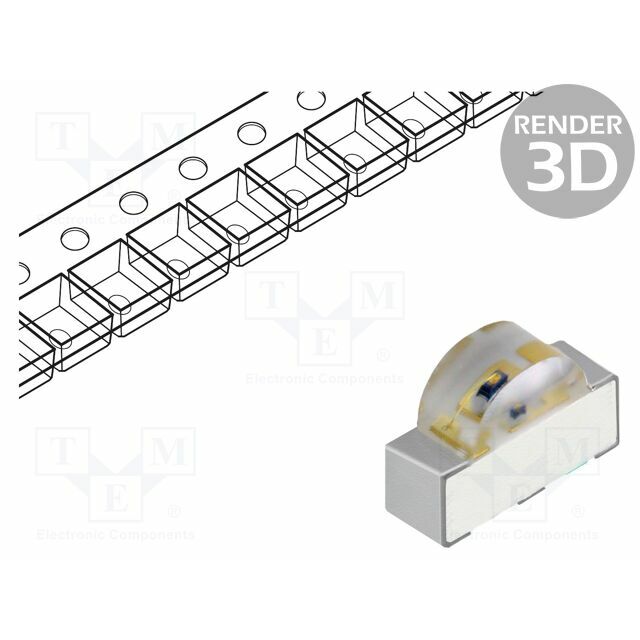 Inolux LED; red; SMD; 0805; 35mcd