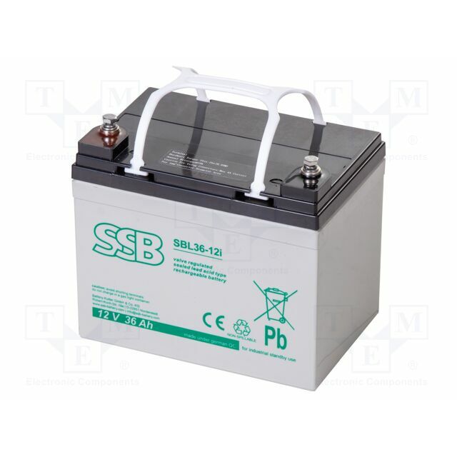 SSB Re-battery: acid-lead; 12V; 36Ah; AGM