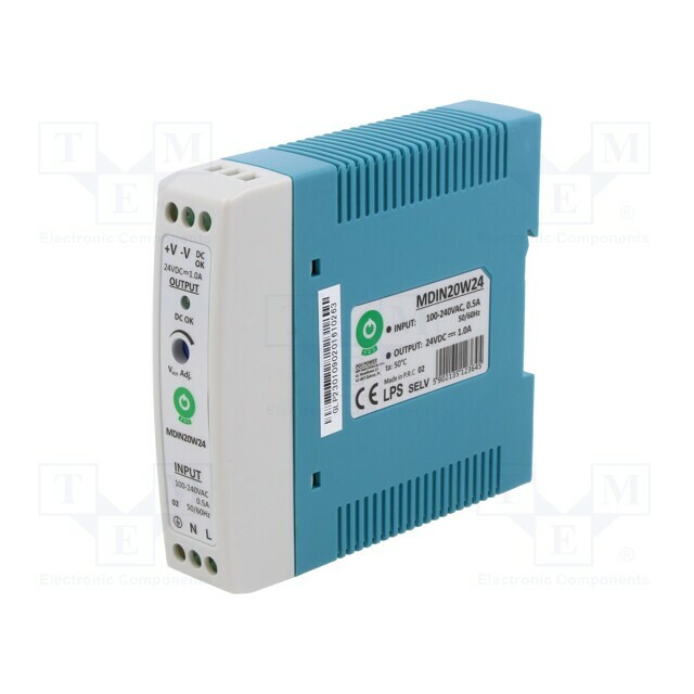 Power supply: switching; for DIN rail