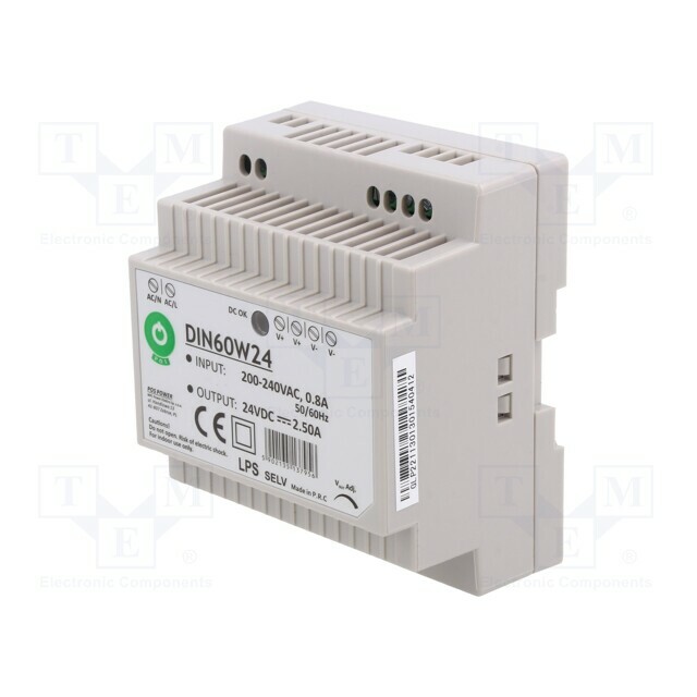 Power supply: switching; for DIN rail