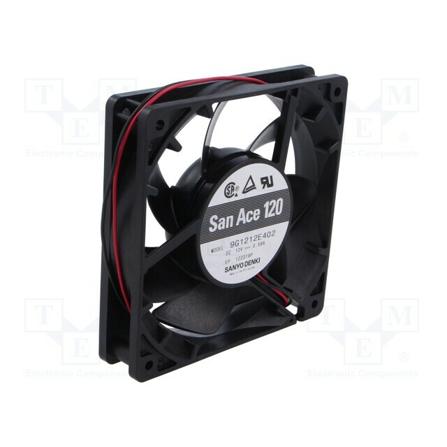 SANYO DENKI Fan: DC; 120x120x25mm; axial