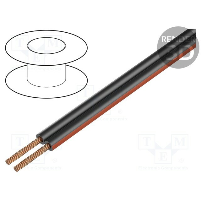 SIMECH Wire: loudspeaker cable; TLYp; 2x2