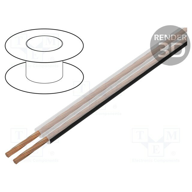 SIMECH Wire: loudspeaker cable; TLYp; 2x2
