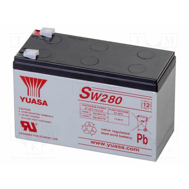 YUASA Re-battery: acid-lead; 12V; 9Ah; AGM