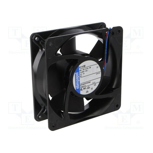 EBM-PAPST Fan: DC; 119x119x38mm; axial; 24VDC