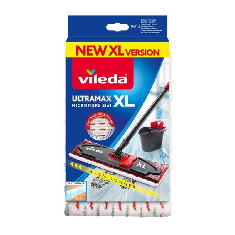 Vileda UltraMax XL Mop pad Red