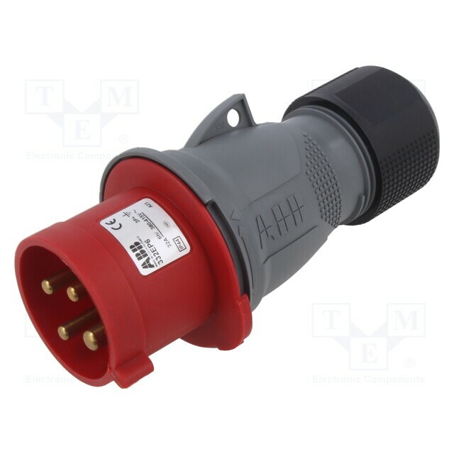 AMPHENOL Connector: AC supply 3-phase; plug