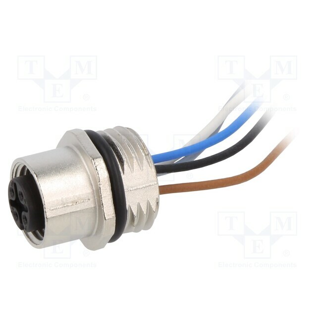 BINDER Connector: M12; socket; female; PIN: