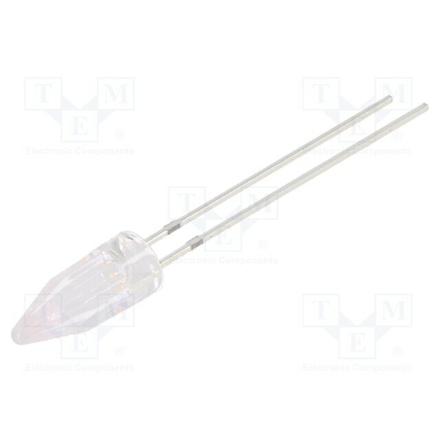 OPTOSUPPLY LED; pink; 5mm; 750÷1120mcd; 100°