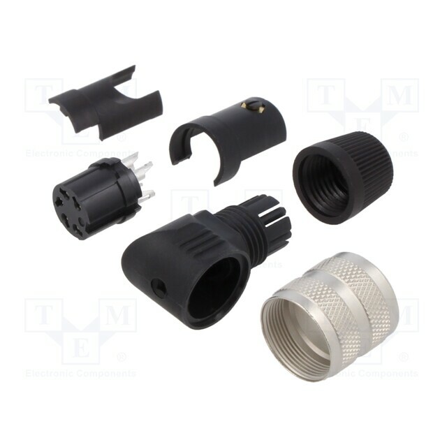 BINDER Connector: M16; plug; female; PIN: