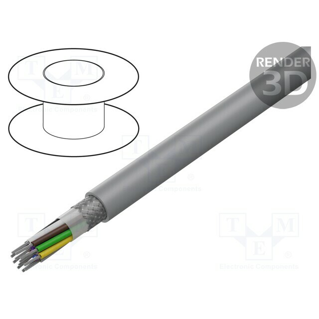 HELU Wire; LiYCY UL; 6x26AWG; shielded