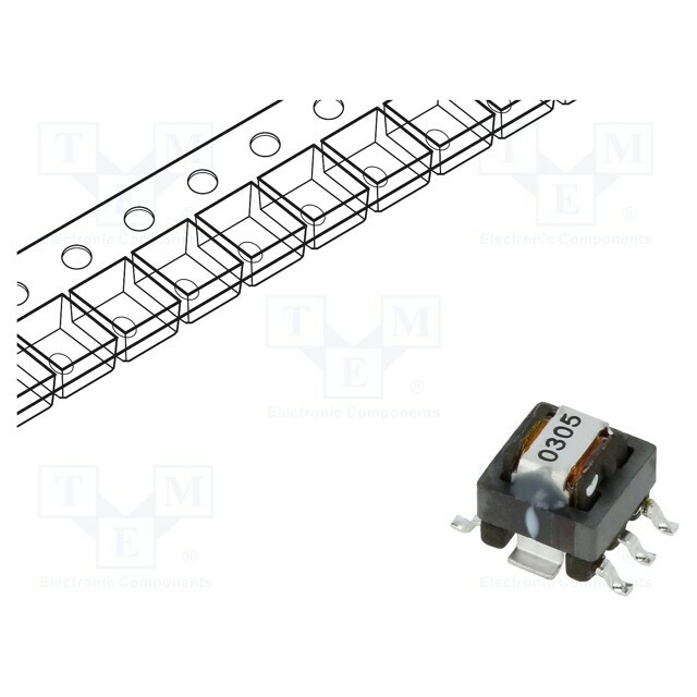 Transformer: measuring; 3mH; Trans: 1: 125