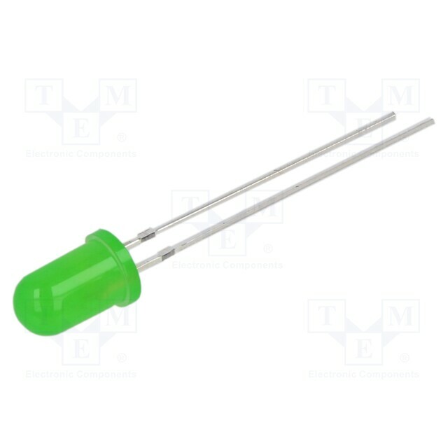 OPTOSUPPLY LED; green; 5.8mm; 30°