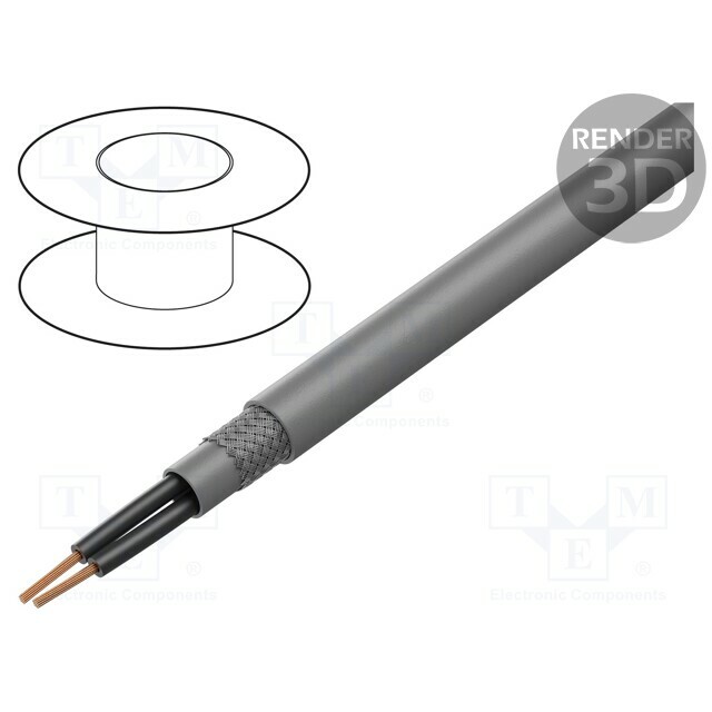 HELU Wire; OZ; OZ-603-CY; 2x0.75mm2