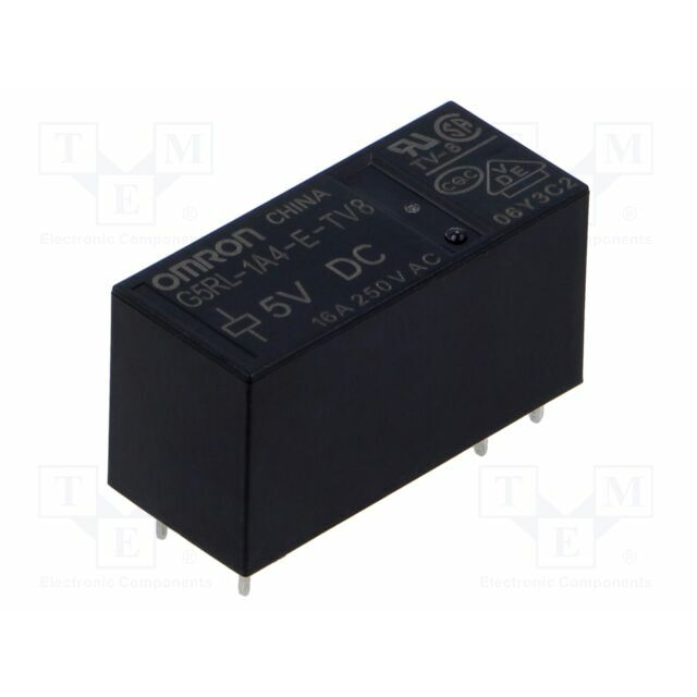 OMRON Electronic Components Relay: electromagnetic; Ucoil: