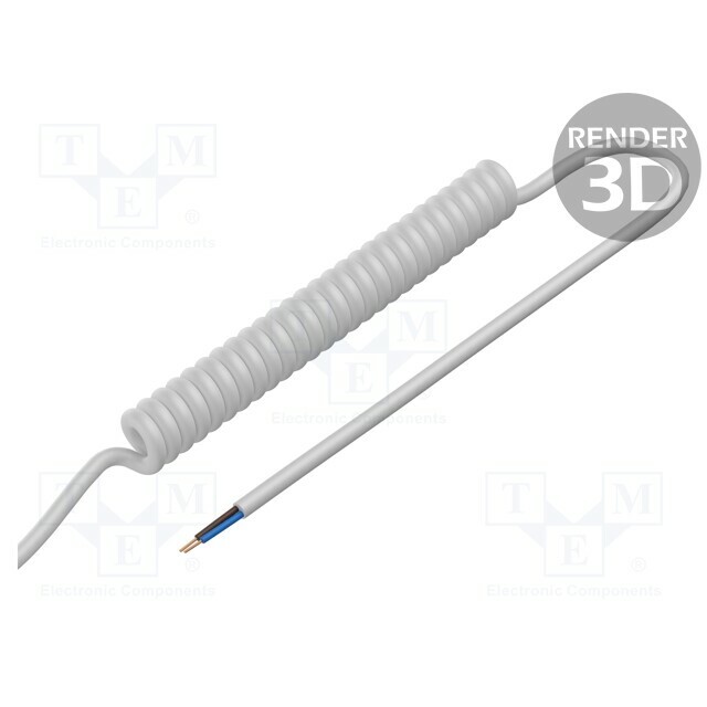 SIMECH Wire: coiled; 2x0.75mm2; unshielded